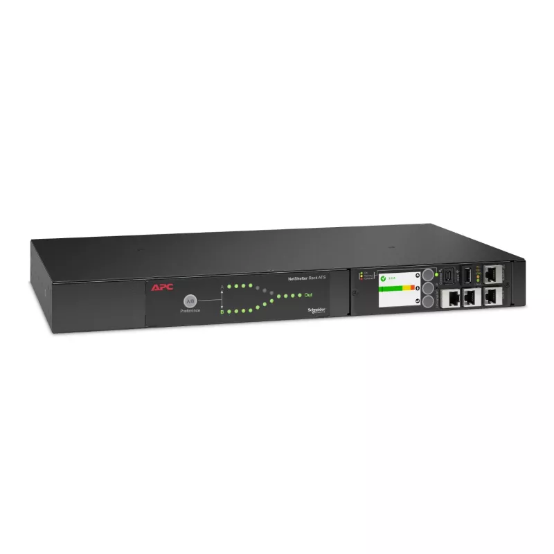 APC Netshelter Rack Unidad de conmutación automática, 1U, 10A, 230V, C14 IN, 12 C13 OUT, 50/60Hz