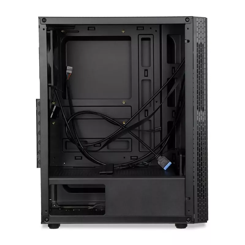 Caja de PC IBOX ANTILA 39 Midi Tower — Negra, ATX/microATX, GPU hasta 31 cm, altura de disipador de CPU 150 mm