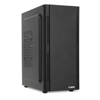 Caja de PC IBOX ANTILA 39 Midi Tower — Negra, ATX/microATX, GPU hasta 31 cm, altura de disipador de CPU 150 mm
