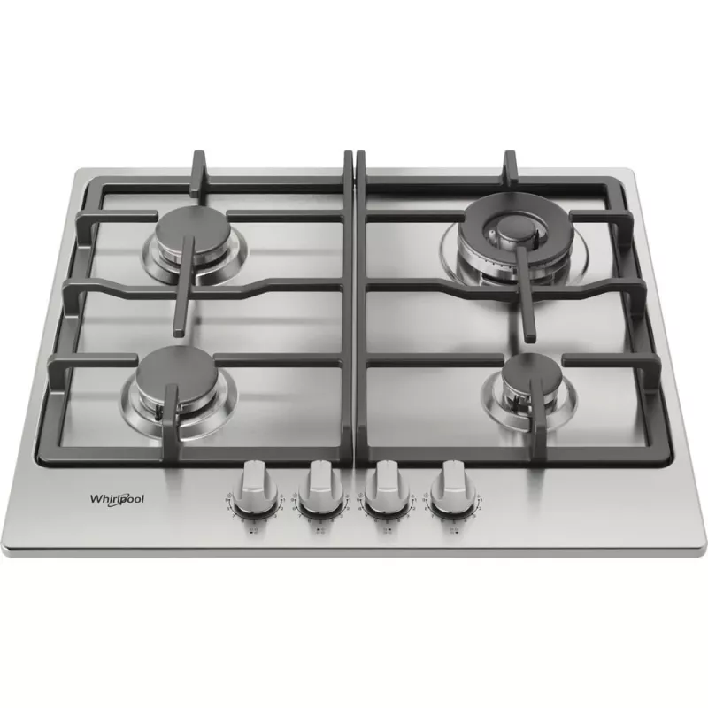 Whirlpool TGML 661 IX R acero inoxidable integrado 58 cm gas 4 zonas