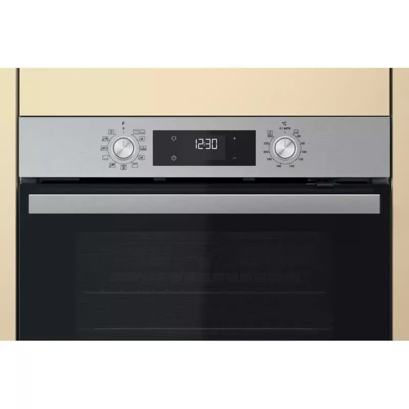 Whirlpool OMR58HU1X horno eléctrico integrable, 71 L, aire caliente, SmartClean, clase energética A+, acero inoxidable