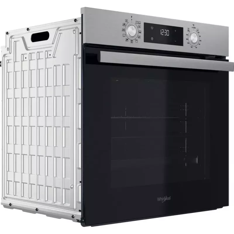 Whirlpool OMR58HU1X horno eléctrico integrable, 71 L, aire caliente, SmartClean, clase energética A+, acero inoxidable