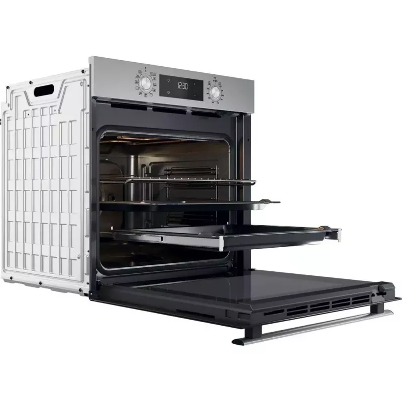 Whirlpool OMR58HU1X horno eléctrico integrable, 71 L, aire caliente, SmartClean, clase energética A+, acero inoxidable