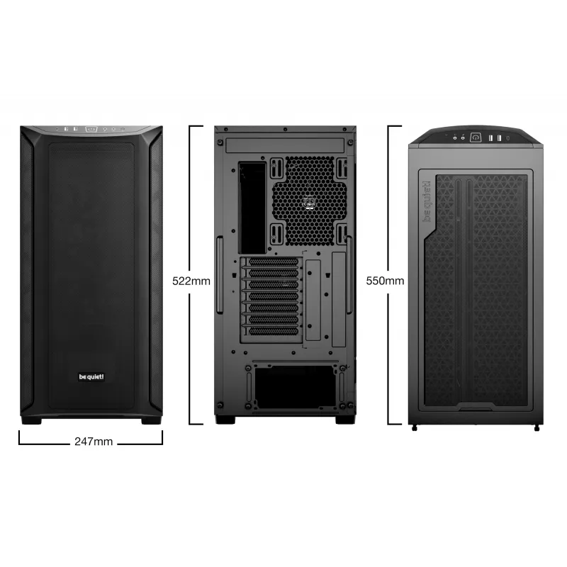 Caja de PC be quiet! Shadow Base 800 Midi Tower negra