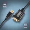 Cable adaptador Axagon ADS-1PQN USB-A 2.0 - serie RS-232 DB9-M FTDI