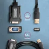 Cable adaptador Axagon ADS-1PQN USB-A 2.0 - serie RS-232 DB9-M FTDI