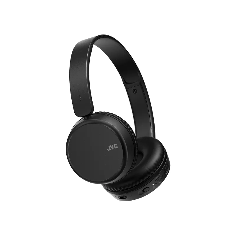 Auriculares JVC Deep Bass Bluetooth on-ear negros, inalámbricos, llamadas/música, 20 - 20000 Hz, 157 g, auriculares, negro