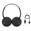 Auriculares JVC Deep Bass Bluetooth on-ear negros, inalámbricos, llamadas/música, 20 - 20000 Hz, 157 g, auriculares, negro