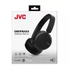 Auriculares JVC Deep Bass Bluetooth on-ear negros, inalámbricos, llamadas/música, 20 - 20000 Hz, 157 g, auriculares, negro