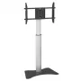 Techly ICA-TR39 soporte de suelo para TV, 32-70 pulgadas, 40 kg, VESA 800x400, negro/plateado