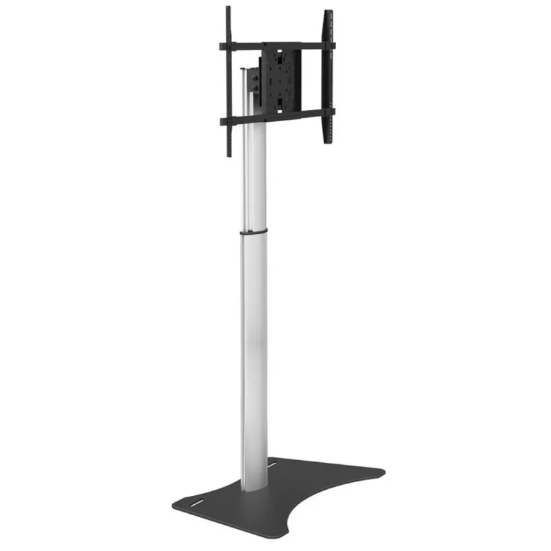 Techly ICA-TR39 soporte de suelo para TV, 32-70 pulgadas, 40 kg, VESA 800x400, negro/plateado