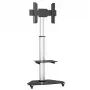Techly soporte de suelo con bandeja para TV LCD/LED/Plasma 37-70 pulgadas plateado