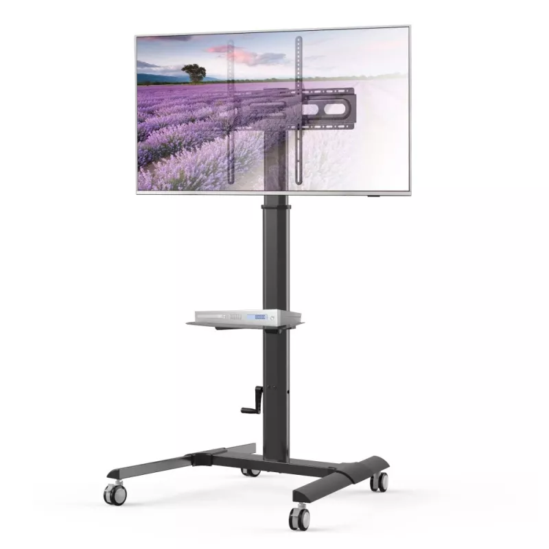 Techly ICA-TR228 carro/soporte multimedia negro para pantalla plana
