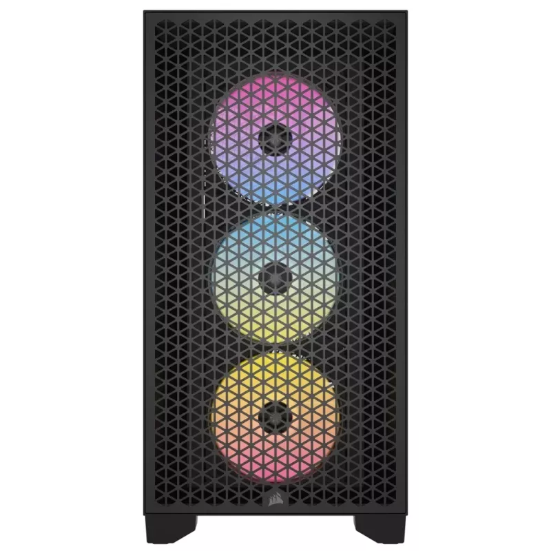 Caja de PC semitorre CORSAIR - 3000d RGB Airflow - negra
