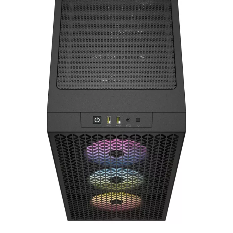 Caja de PC semitorre CORSAIR - 3000d RGB Airflow - negra