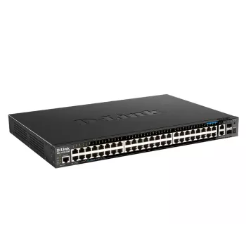 D-Link DGS-1520-52MP gestionado L3 Gigabit Ethernet (10/100/1000) Power over Ethernet (PoE) 1U negro