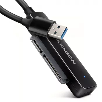 Tarjeta de interfaz Axagon ADSA-FP2A USB 3.2 Gen 1 SATA conector macho negro