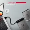 Tarjeta de interfaz Axagon ADSA-FP2A USB 3.2 Gen 1 SATA conector macho negro