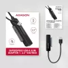 Tarjeta de interfaz Axagon ADSA-FP2A USB 3.2 Gen 1 SATA conector macho negro