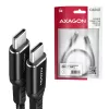 Cable USB Axagon BUCM-CM10AB 1m USB 2.0 USB C negro