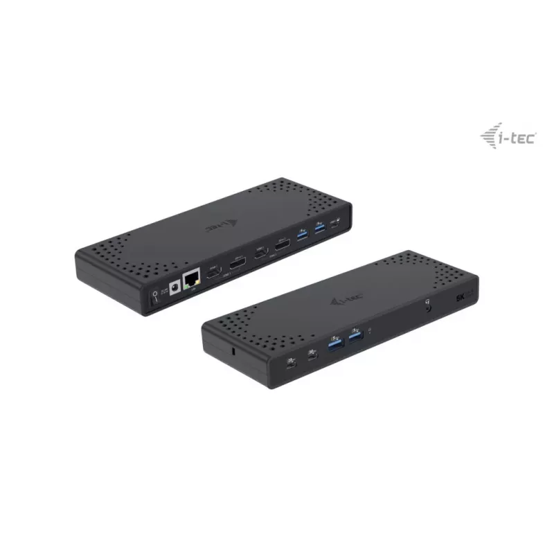 i-tec estación de acoplamiento dual display USB 3.0 / USB-C / Thunderbolt 3 Gen2 + Power Delivery 100W