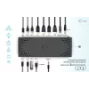 i-tec estación de acoplamiento dual display USB 3.0 / USB-C / Thunderbolt 3 Gen2 + Power Delivery 100W