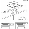 Electrolux Serie 300 LIB60420CK placa de inducción por zonas para empotrar 59 cm negra 4 zonas