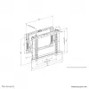 Neomounts WL95-800BL1 soporte de pared para videowall 42-70