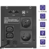 Sistema de alimentación ininterrumpida Qoltec 53771 2 kVA 1200 W 2 salidas AC