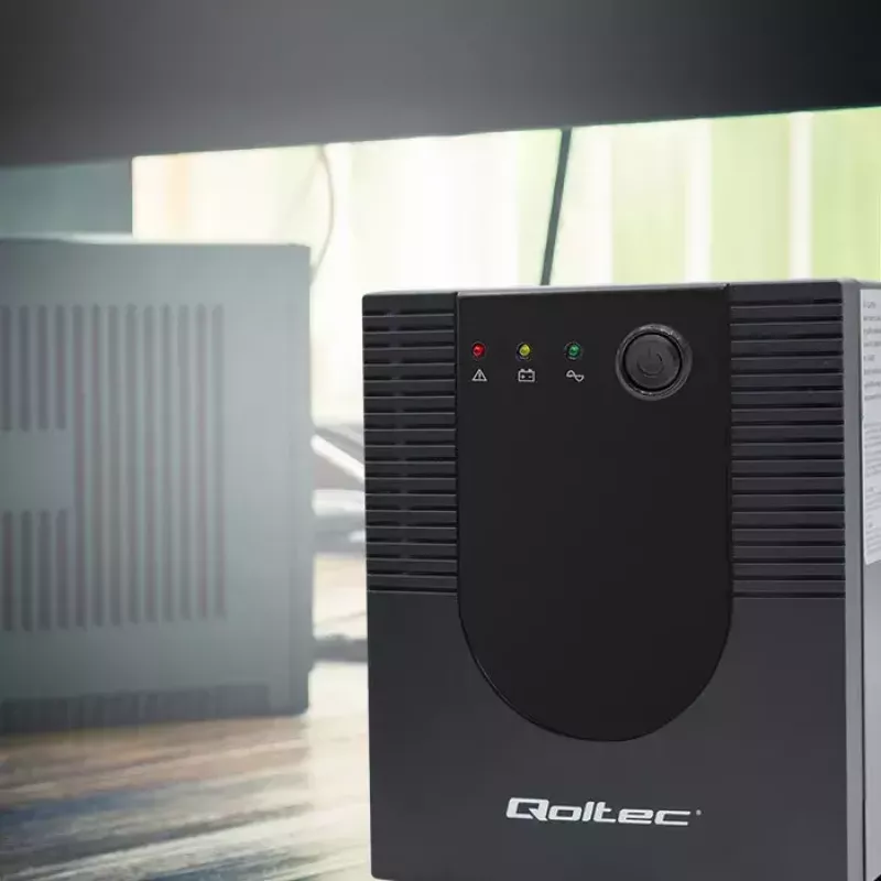 Qoltec 53777 SAI line-interactive 2 kVA 1200 W 4 tomas AC