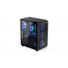 Carcasa de PC ENDORFY Arx 500 ARGB ATX negra — cristal templado, ARGB, ATX, GPU máx. 350 mm, altura de disipador de CPU 179 mm, 7 ranuras de expansión