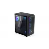Carcasa de PC ENDORFY Arx 500 ARGB ATX negra — cristal templado, ARGB, ATX, GPU máx. 350 mm, altura de disipador de CPU 179 mm, 7 ranuras de expansión