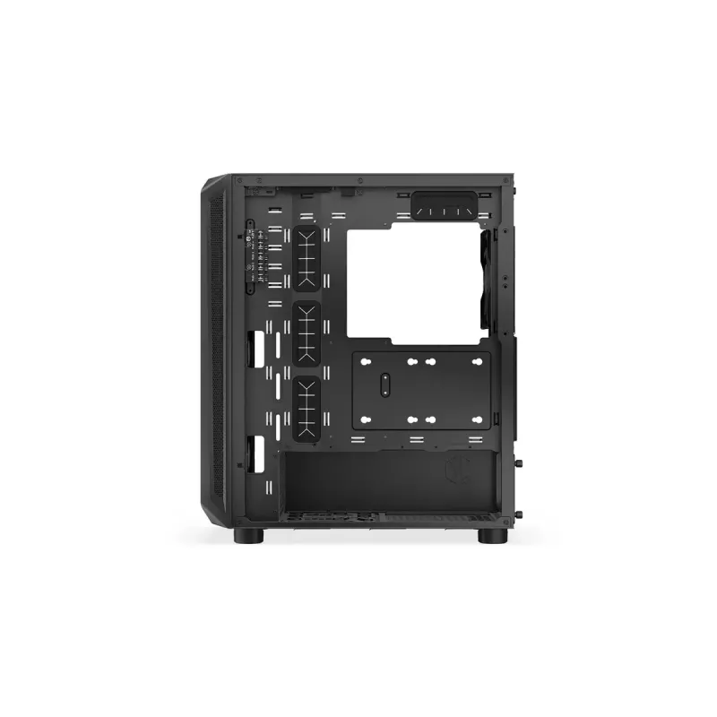 Carcasa de PC ENDORFY Arx 500 ARGB ATX negra — cristal templado, ARGB, ATX, GPU máx. 350 mm, altura de disipador de CPU 179 mm, 7 ranuras de expansión