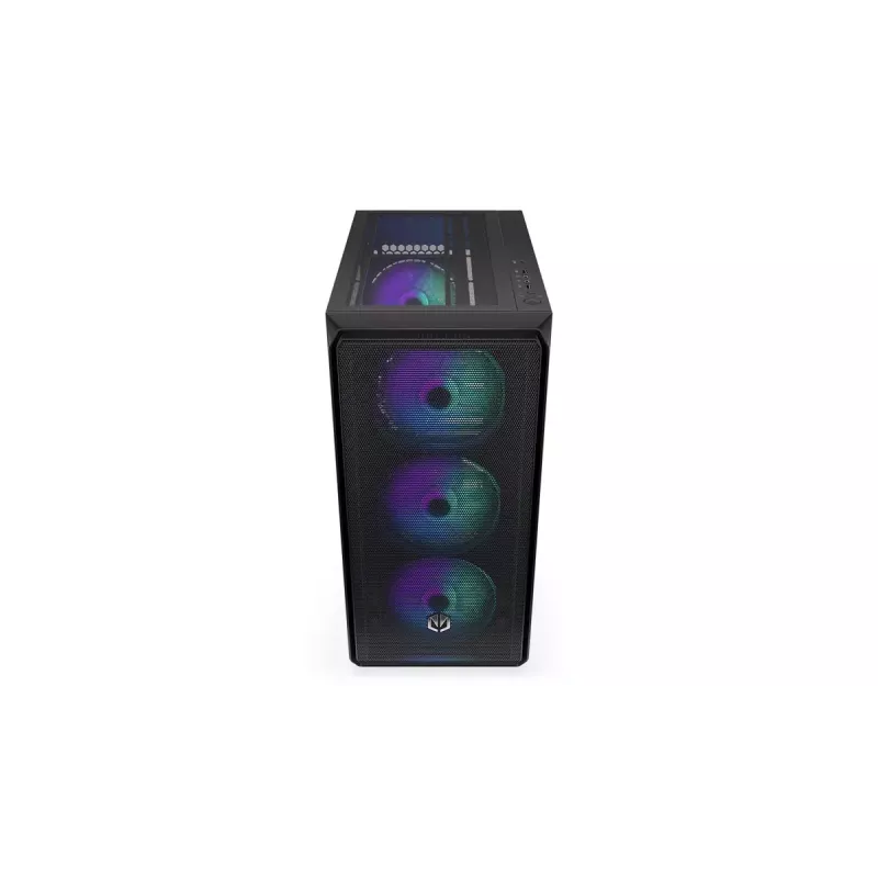 Carcasa de PC ENDORFY Arx 500 ARGB ATX negra — cristal templado, ARGB, ATX, GPU máx. 350 mm, altura de disipador de CPU 179 mm, 7 ranuras de expansión