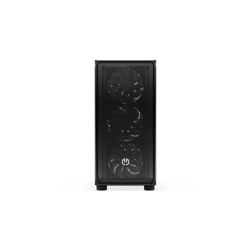 Carcasa de PC ENDORFY Arx 500 ARGB ATX negra — cristal templado, ARGB, ATX, GPU máx. 350 mm, altura de disipador de CPU 179 mm, 7 ranuras de expansión