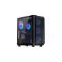 Carcasa de PC ENDORFY Arx 500 ARGB ATX negra — cristal templado, ARGB, ATX, GPU máx. 350 mm, altura de disipador de CPU 179 mm, 7 ranuras de expansión