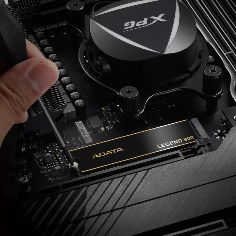 SSD M.2 2280 ADATA LEGEND 900 512 GB PCIe 4.0 NVMe 7000/5400 MB/s, TBW 1200, cifrado por hardware AES