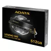 SSD M.2 2280 ADATA LEGEND 900 512 GB PCIe 4.0 NVMe 7000/5400 MB/s, TBW 1200, cifrado por hardware AES