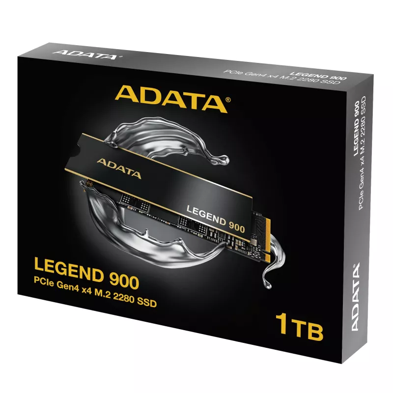 SSD M.2 interna ADATA LEGEND 900 1 TB PCIe 4.0 NVMe (2280) 7000/5400 MB/s, 3D NAND, TBW 1200