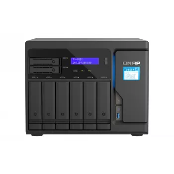 QNAP TS-855X SAN torre Intel Atom® C5125 8 GB DDR4 0 TB QNAP QTS negro