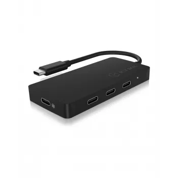 ICY BOX IB-HUB1429-CPD USB 3.2 Gen 2 (3.1 Gen 2) Type-C 10000 Mbit/s negro