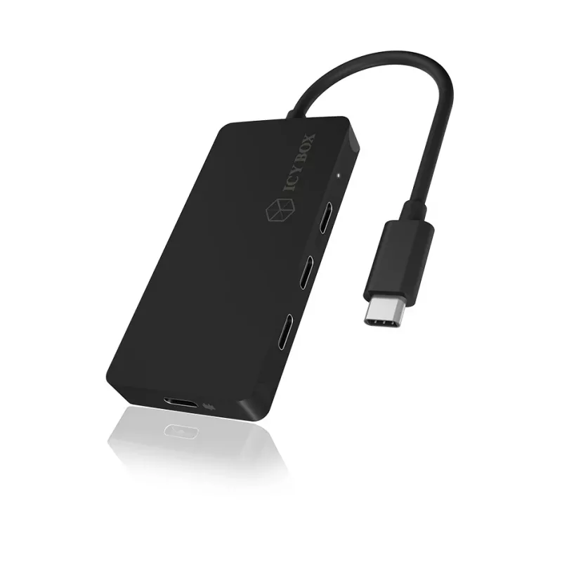 ICY BOX IB-HUB1429-CPD USB 3.2 Gen 2 (3.1 Gen 2) Type-C 10000 Mbit/s negro