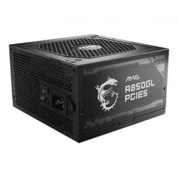 Fuente de alimentación MSI MAG A850GL PCIE5 850 W 20+4 pin ATX ATX negra