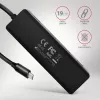 Axagon HUE-C1C Hub TRAVEL 4x USB 5Gbps, entrada de alimentación USB-C, cable USB-C de 19 cm
