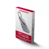 Axagon HMC-6GM2 Hub USB 10Gbps USB-A USB-C HDMI M.2 SD/mSD PD 100W Cable USB-C con cable USB 3.2 Gen 2 (3.1 Gen 2) Type-C gris