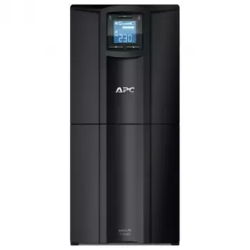 APC Smart-UPS C, Line Interactive, 3kVA, Torre, 230V, 8x salidas IEC C13+1x IEC C19, comunicación USB y serie, AVR, LCD gráfico