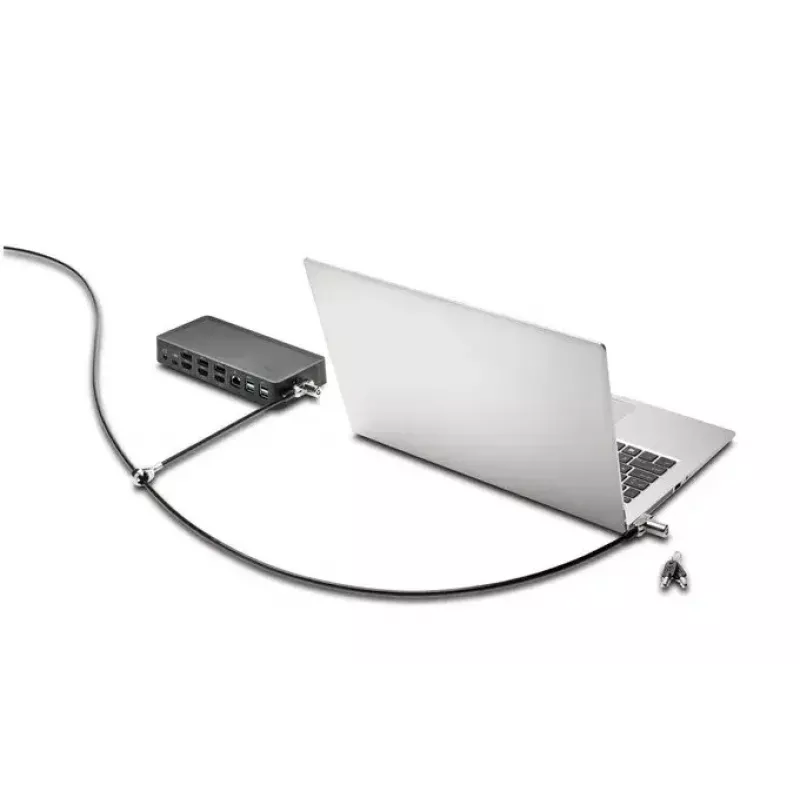 Candado de cable con llave Kensington Universal 3 en 1 con Twin Lockheads