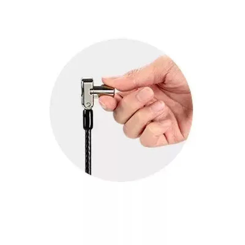 Candado de cable con llave Kensington Universal 3 en 1 con Twin Lockheads