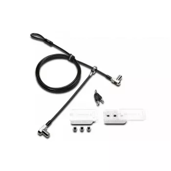 Candado de cable con llave Kensington Universal 3 en 1 con Twin Lockheads