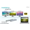 Docking station ergonómica de metal i-tec USB-C 3x 4K con Power Delivery 100 W + cargador universal 100 W
